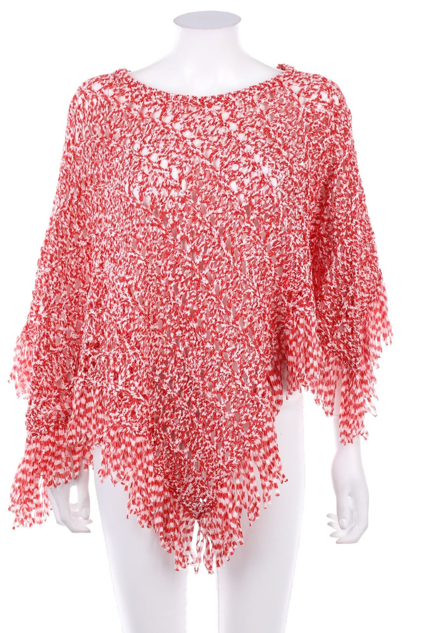 à la fois - Poncho aus Baumwoll-Mix - ONE SIZE