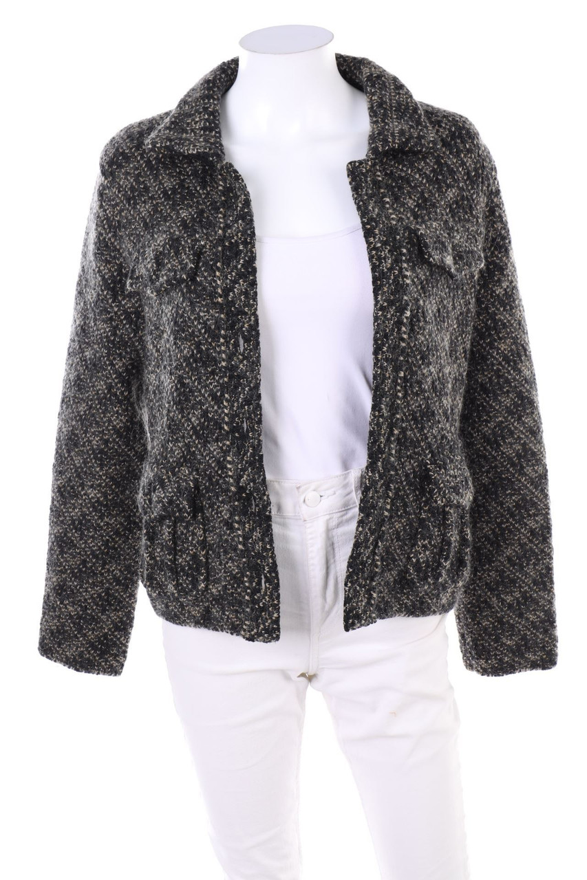MARC CAIN - Jacke aus Schurwoll-Mix mit Mohair - D 40
