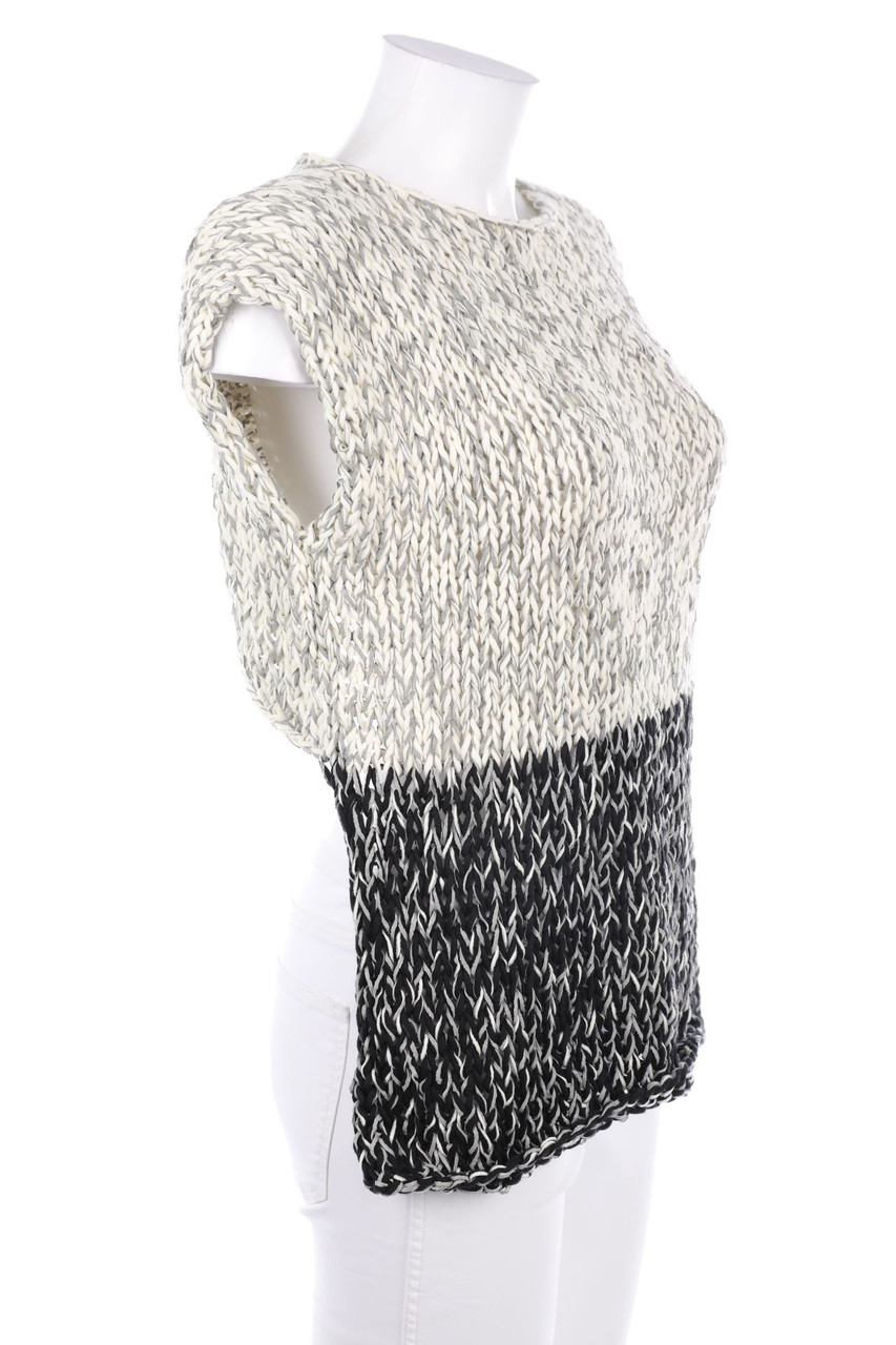 OF HANDMADE - Strick-Top mit Rückenausschnitt - S