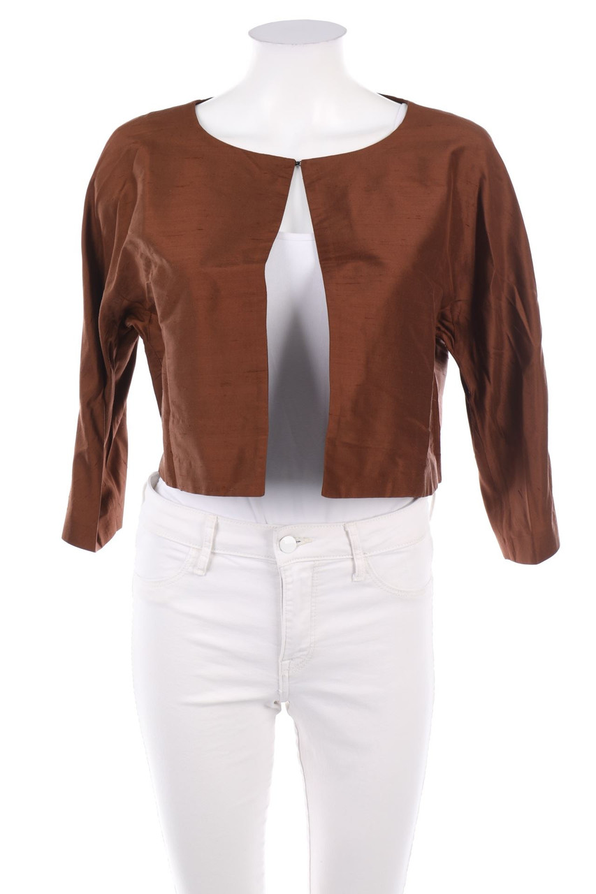 A.B. - Cropped-Seiden-Jacke - D 38