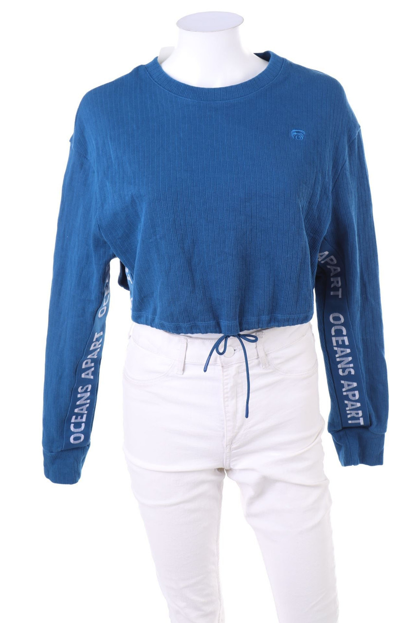 OCEANS APART - Cropped-Sweatshirt mit Tunnelzug - L