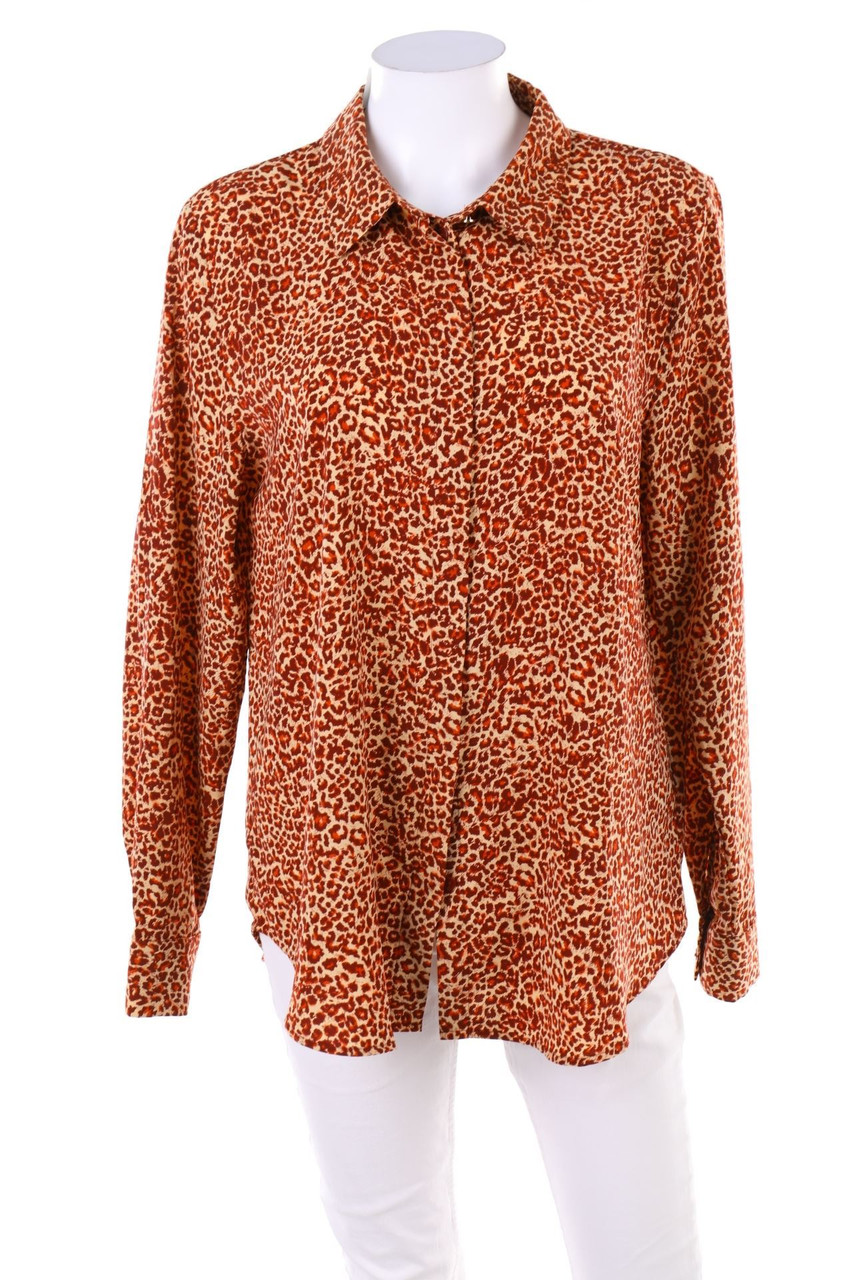 H&M - Bluse mit Leo-Print - D 42