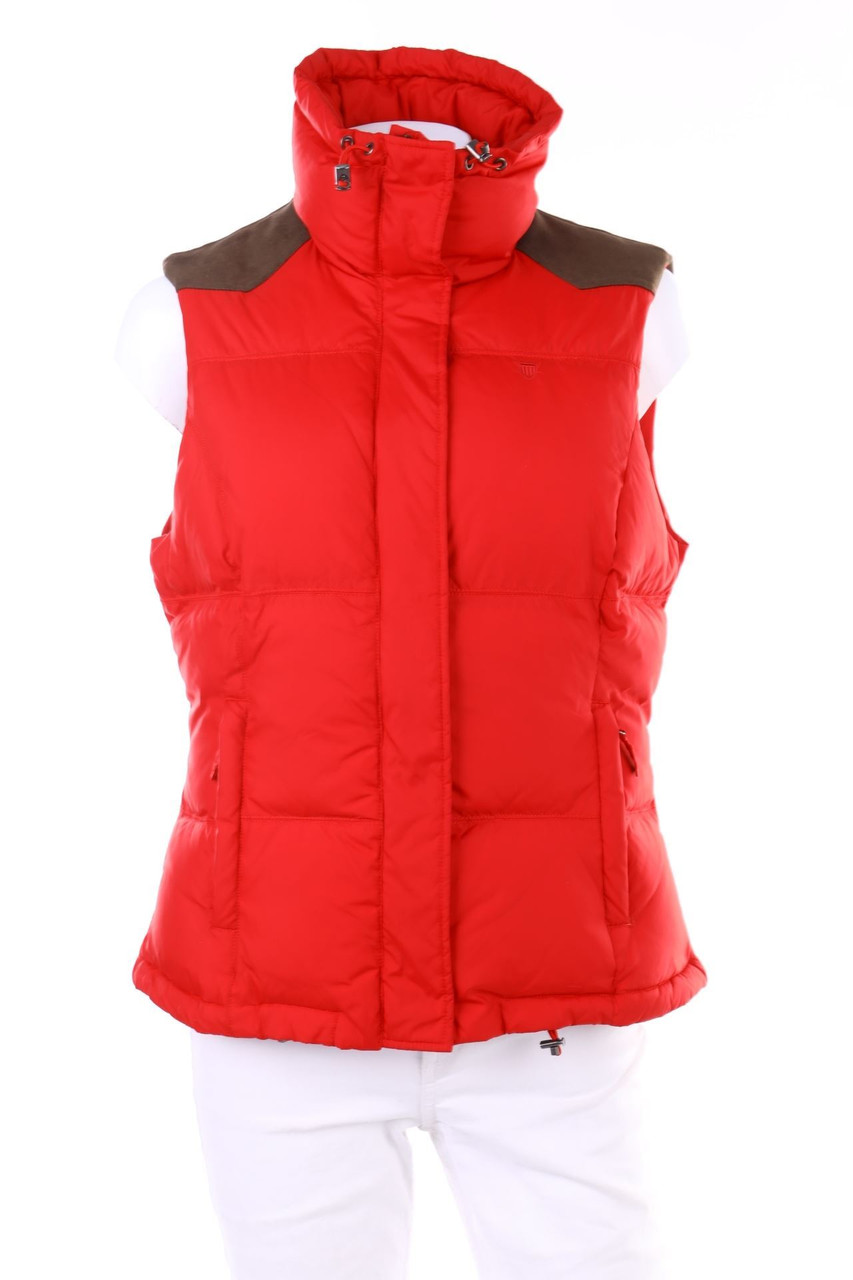 BASEFIELD - Puffer-Weste mit Kunstleder-Details - L