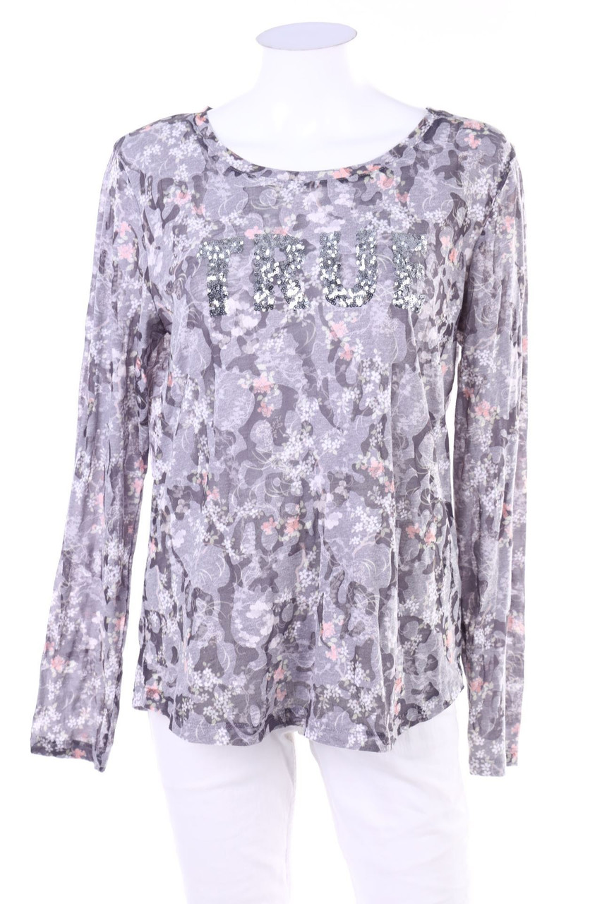 Q/S designed by s.Oliver - Longsleeve-Shirt mit Pailletten - XXL