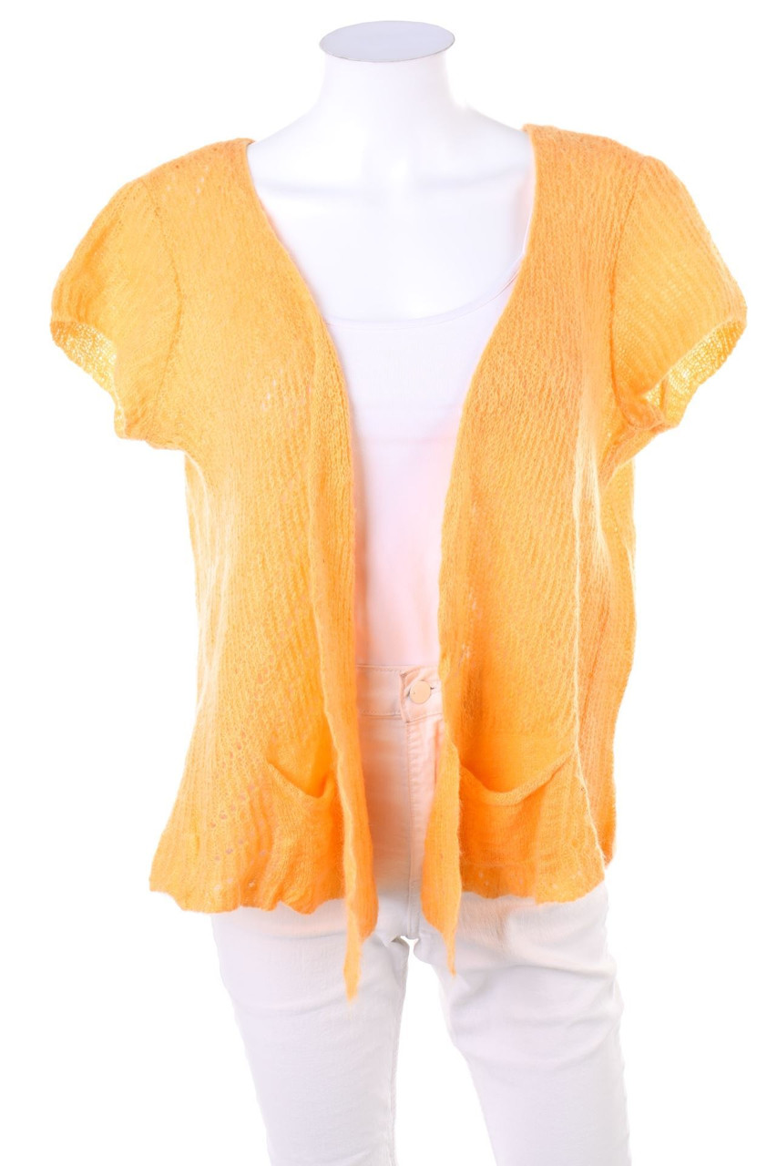 Studio Birkin - Kurzarm-Cardigan aus Woll-Mix mit Mohair - L