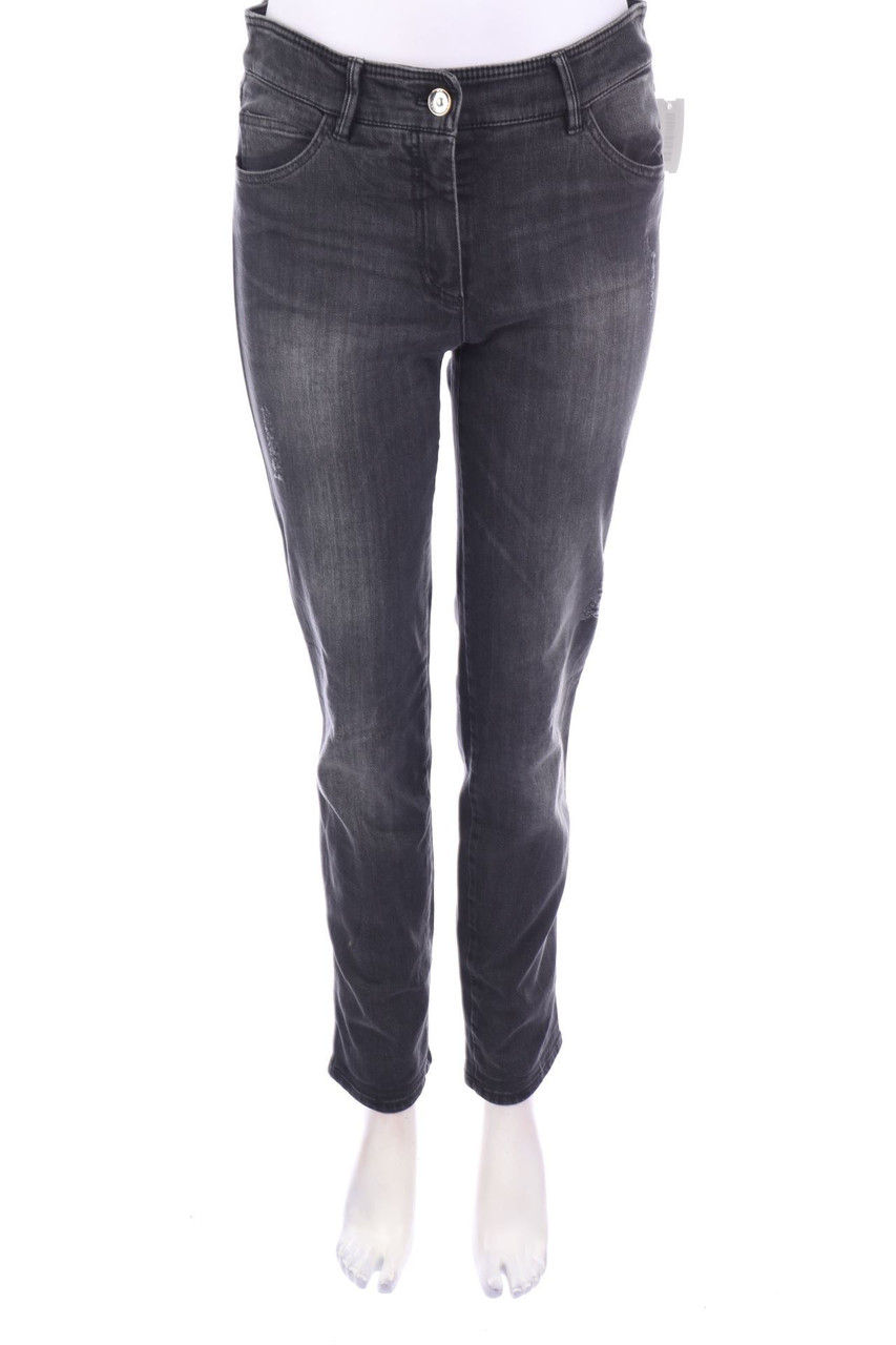 GERRY WEBER - Distressed Straight Cut Jeans - D 36