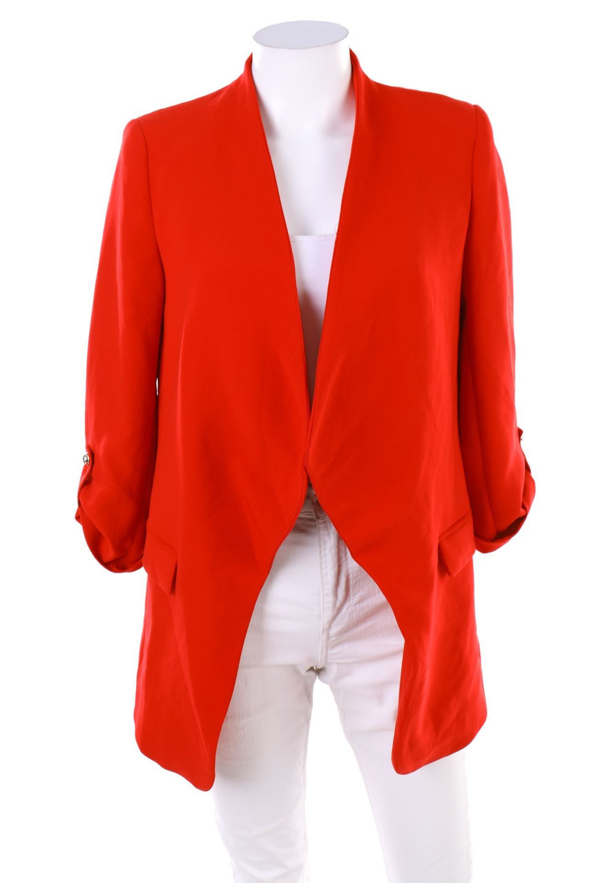 ZARA - Blazer mit Krempel-Ärmeln - XS