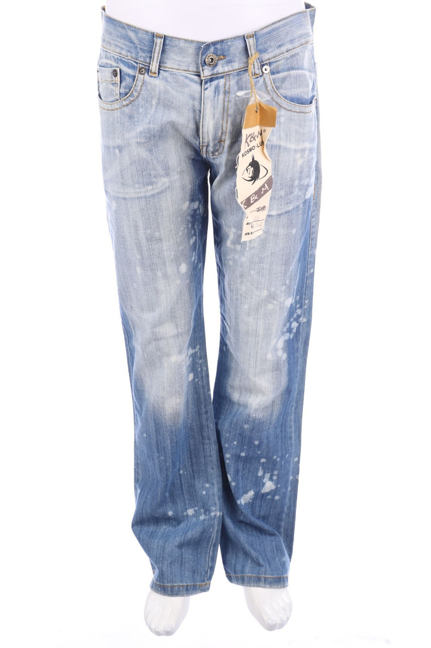 KOSMO LUPO - Distressed Straight Cut Jeans - W34