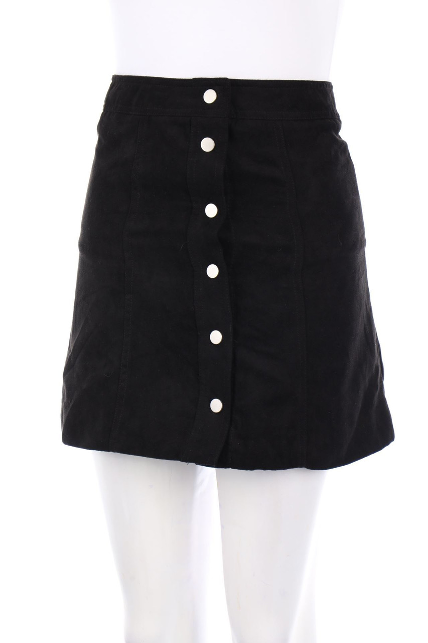 H&M DIVIDED - Faux Leather-Rock - D 32