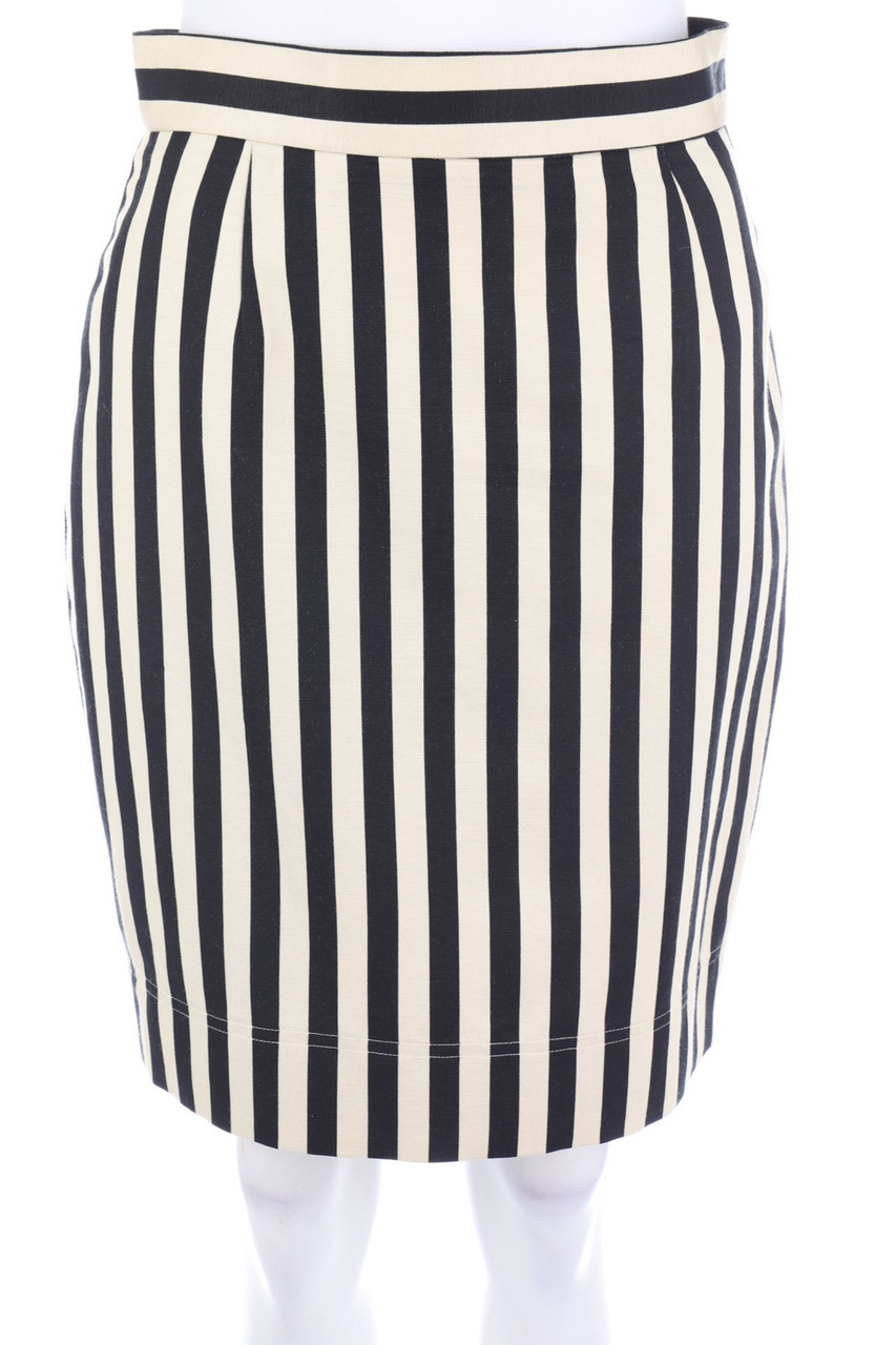 MOSCHINO CHEAP AND CHIC - Streifen-Rock aus Baumwoll-Mix - D 38