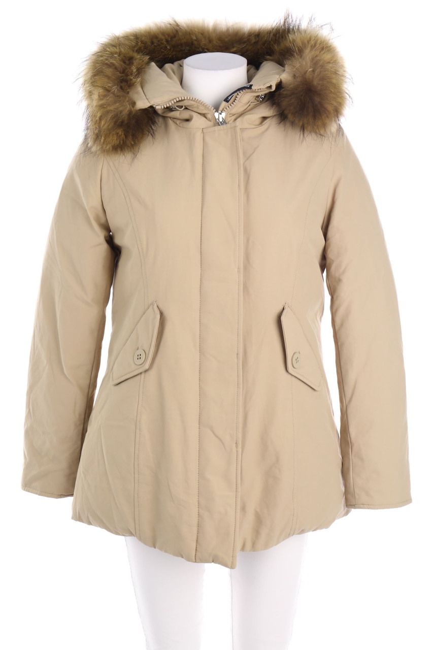 FREEDOMDAY - Daunen-Jacke mit Echt-Pelz-Besatz - S