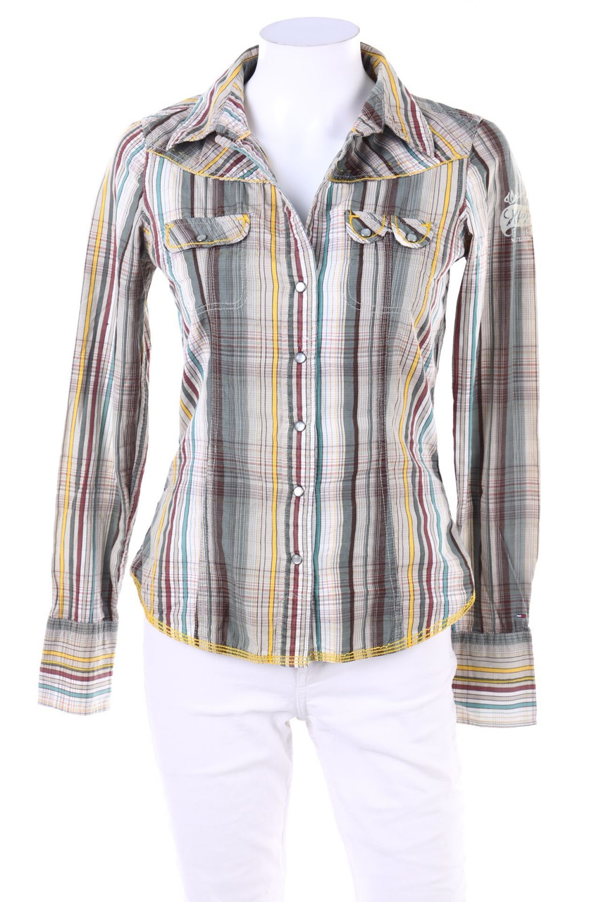 Hilfiger Denim - Hemd-Bluse mit Karo-Muster - S