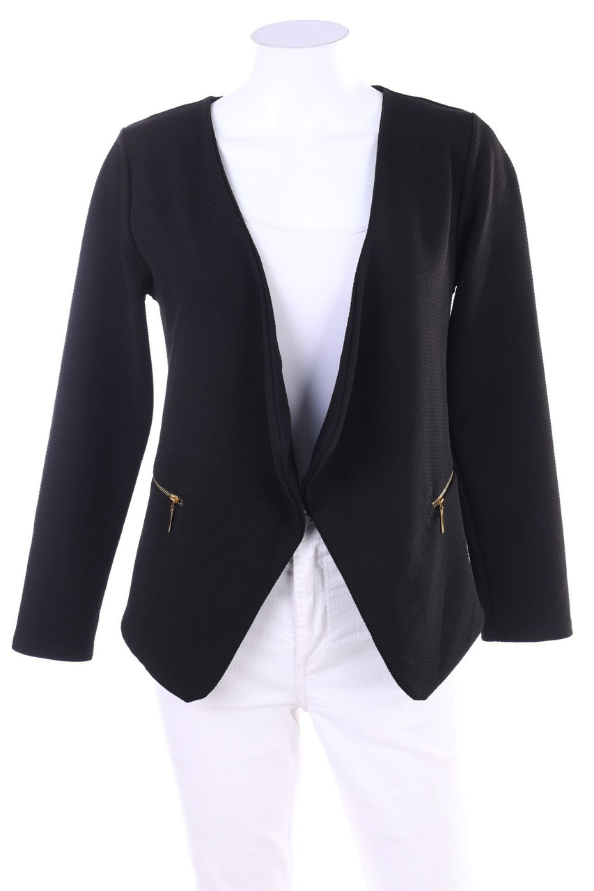 Ohne Label - Blazer mit asymmetrischem Schnitt - S