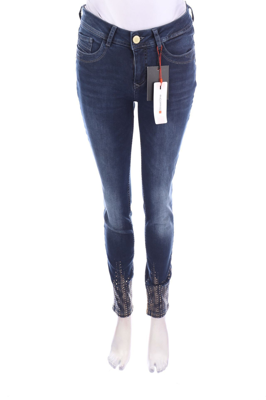 Street One - Slim Jeans mit Print - W27