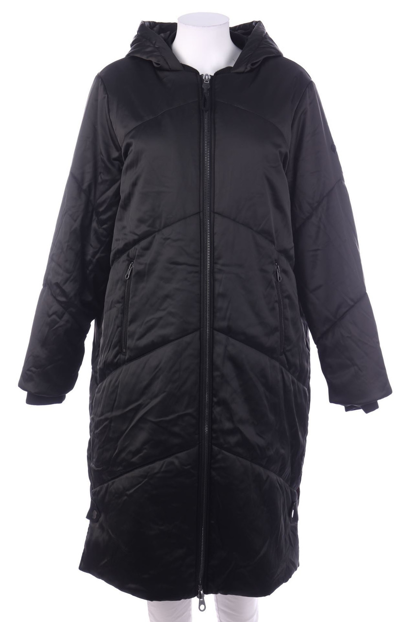 TAIFUN - Satin-Mantel mit Kapuze - D 40