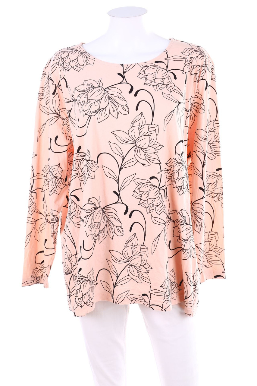 Ohne Label - Baumwoll-Longsleeve-Shirt - D 48