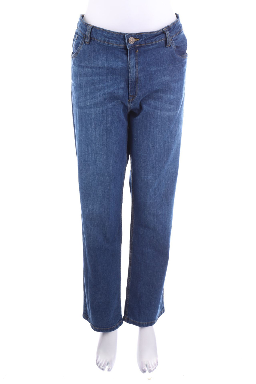 ZARA - Used Look Straight Cut Jeans - XS