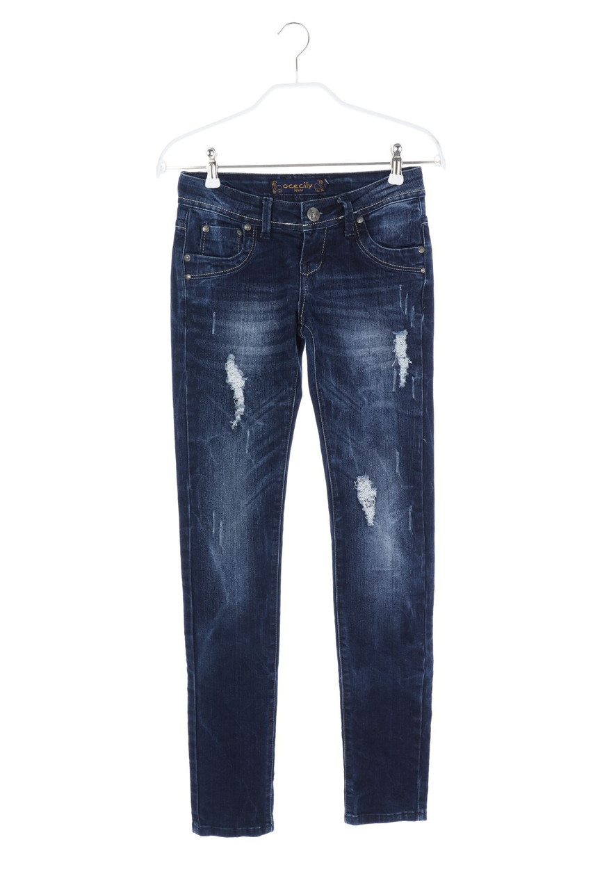 ocecily - Distressed Skinny-Jeans - W25