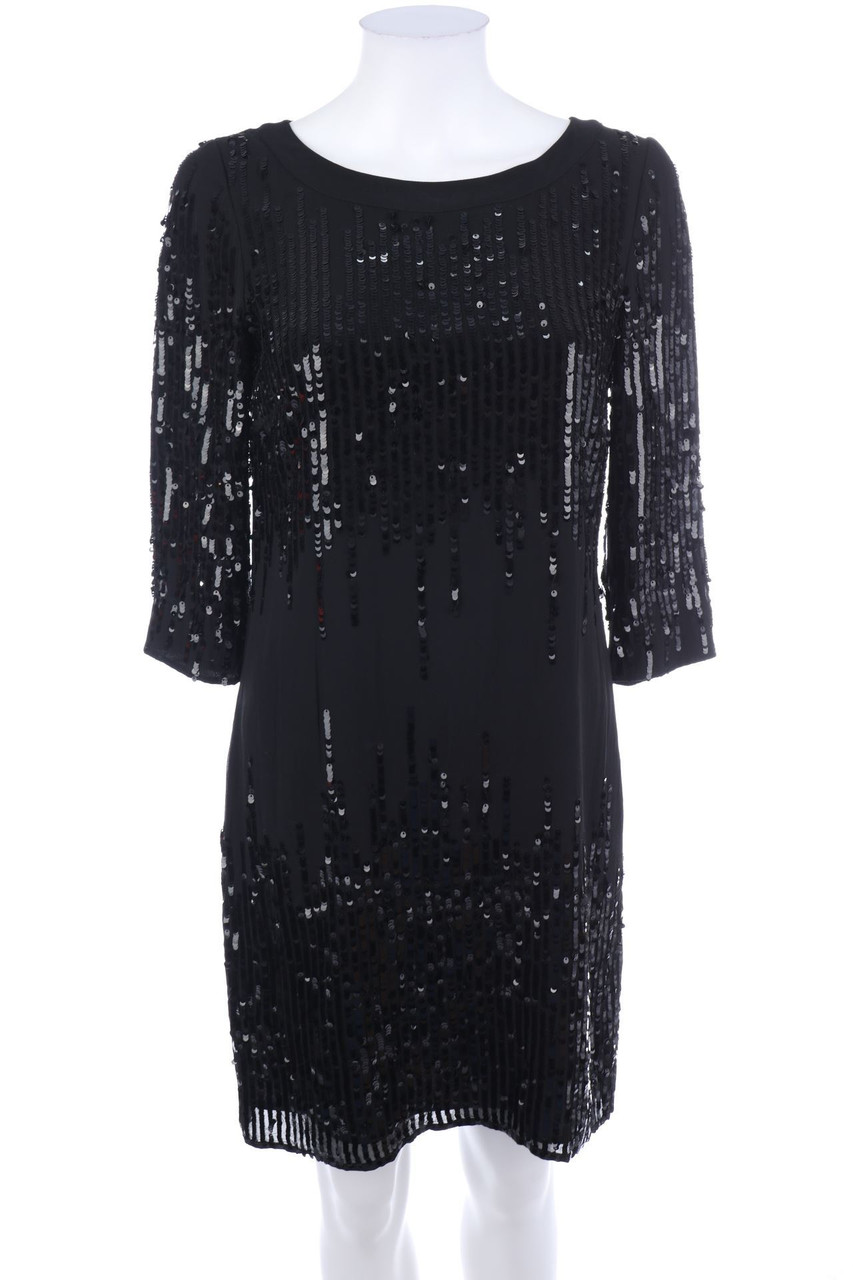 HALLHUBER - Abendkleid aus Seide mit Pailletten - D 34