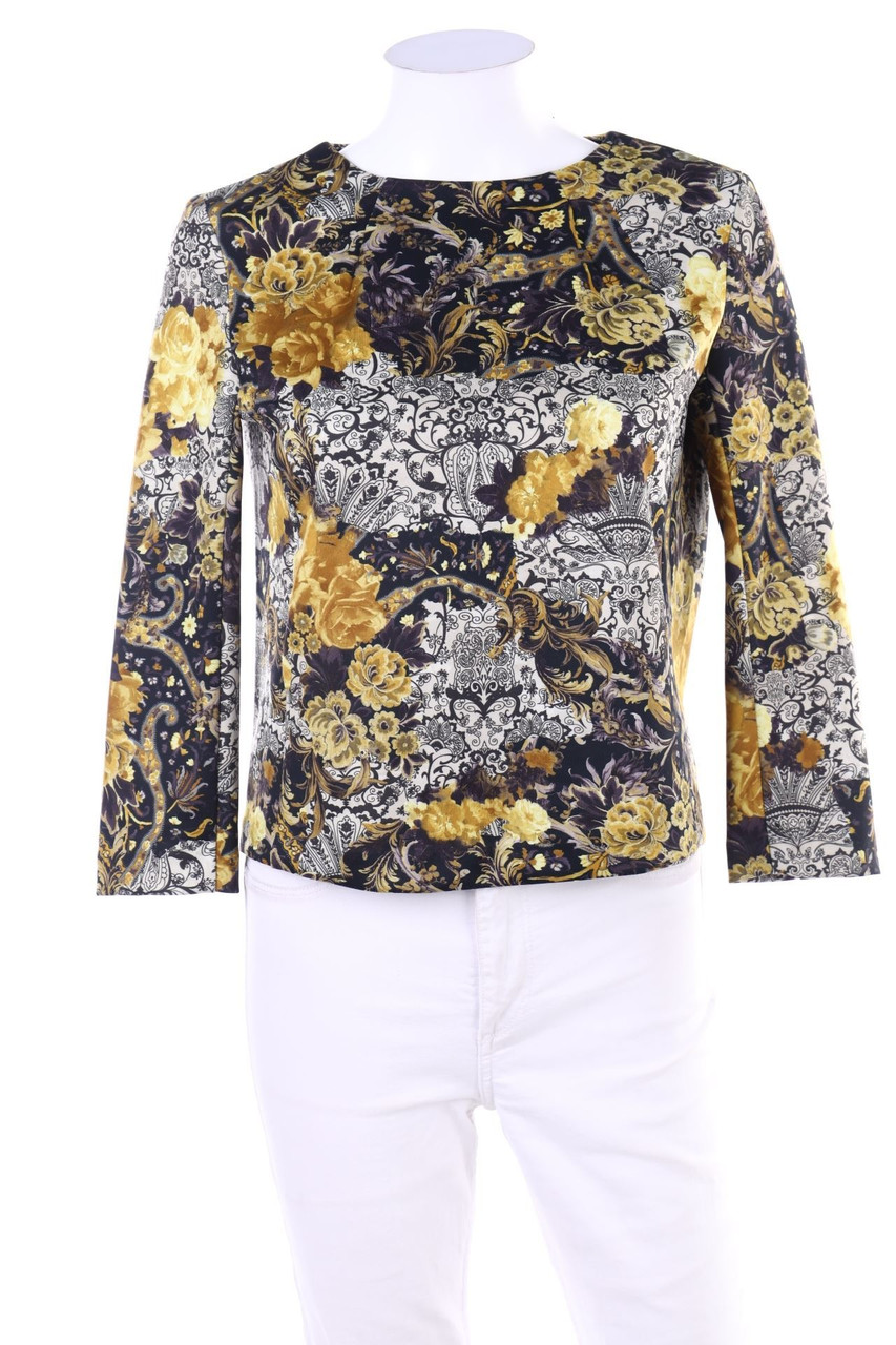 MANGO - Bluse mit Blumen-Print - XXS