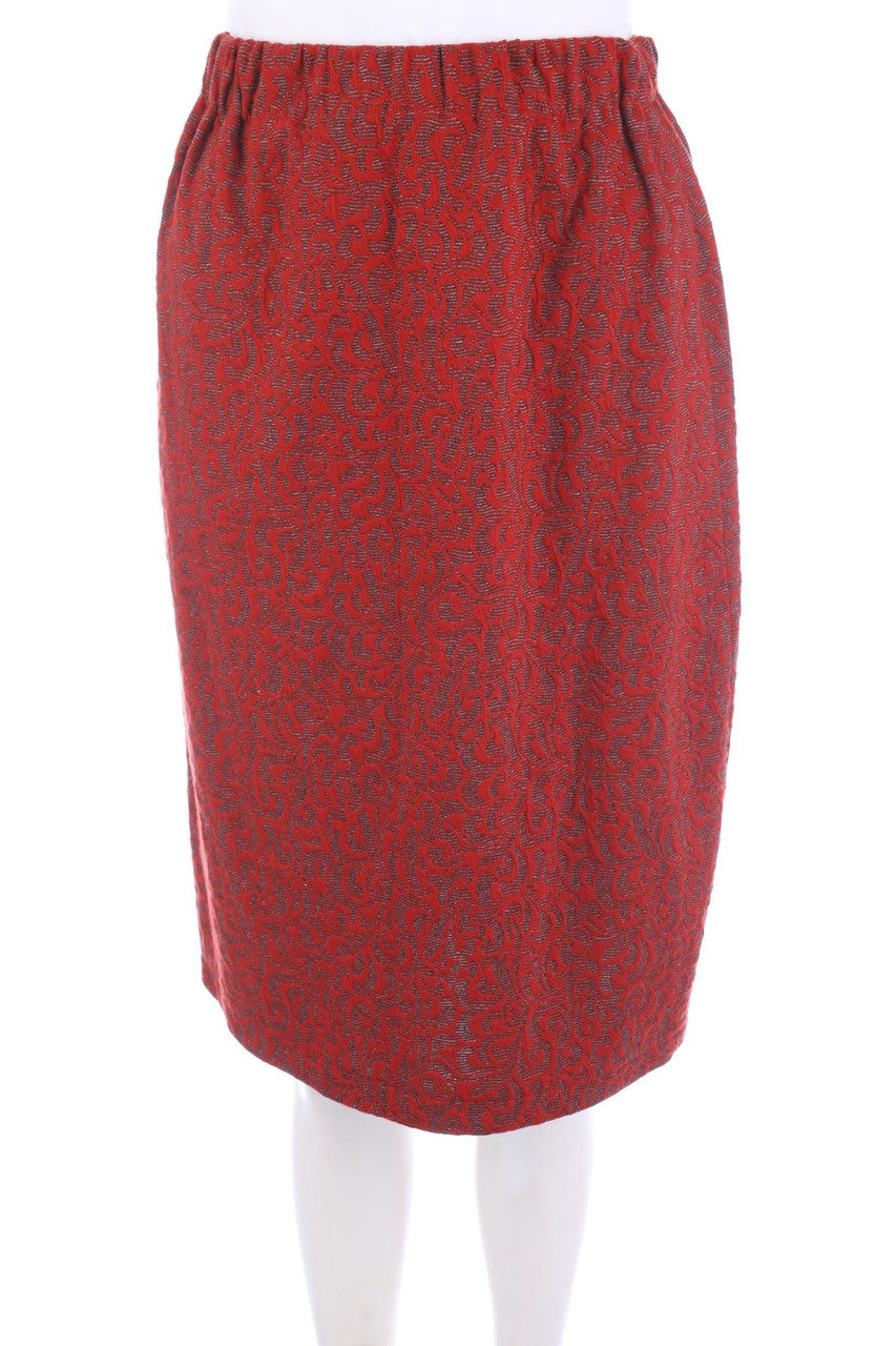 Ohne Label - Rock mit floralem Muster - S