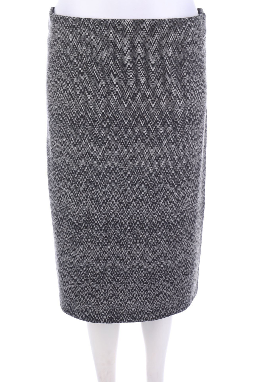 Ohne Label - Rock mit Zickzack-Muster - L