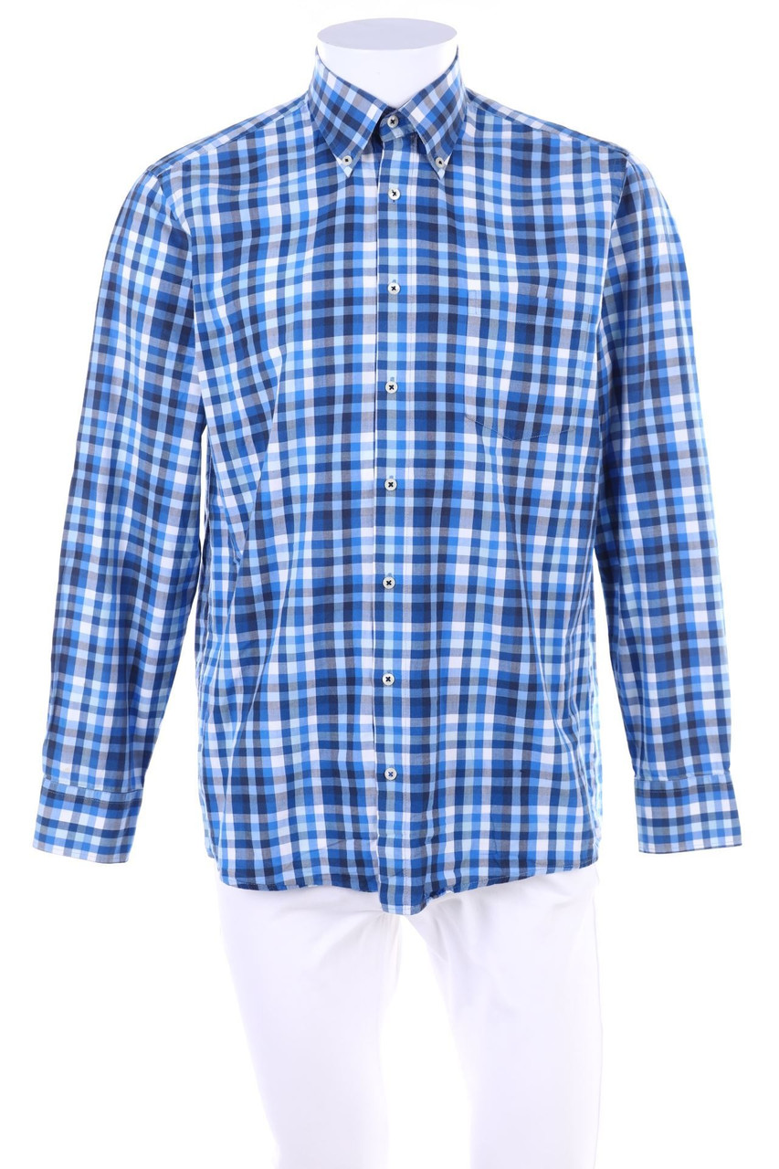 REDMOND - kariertes Button-down-Hemd - M