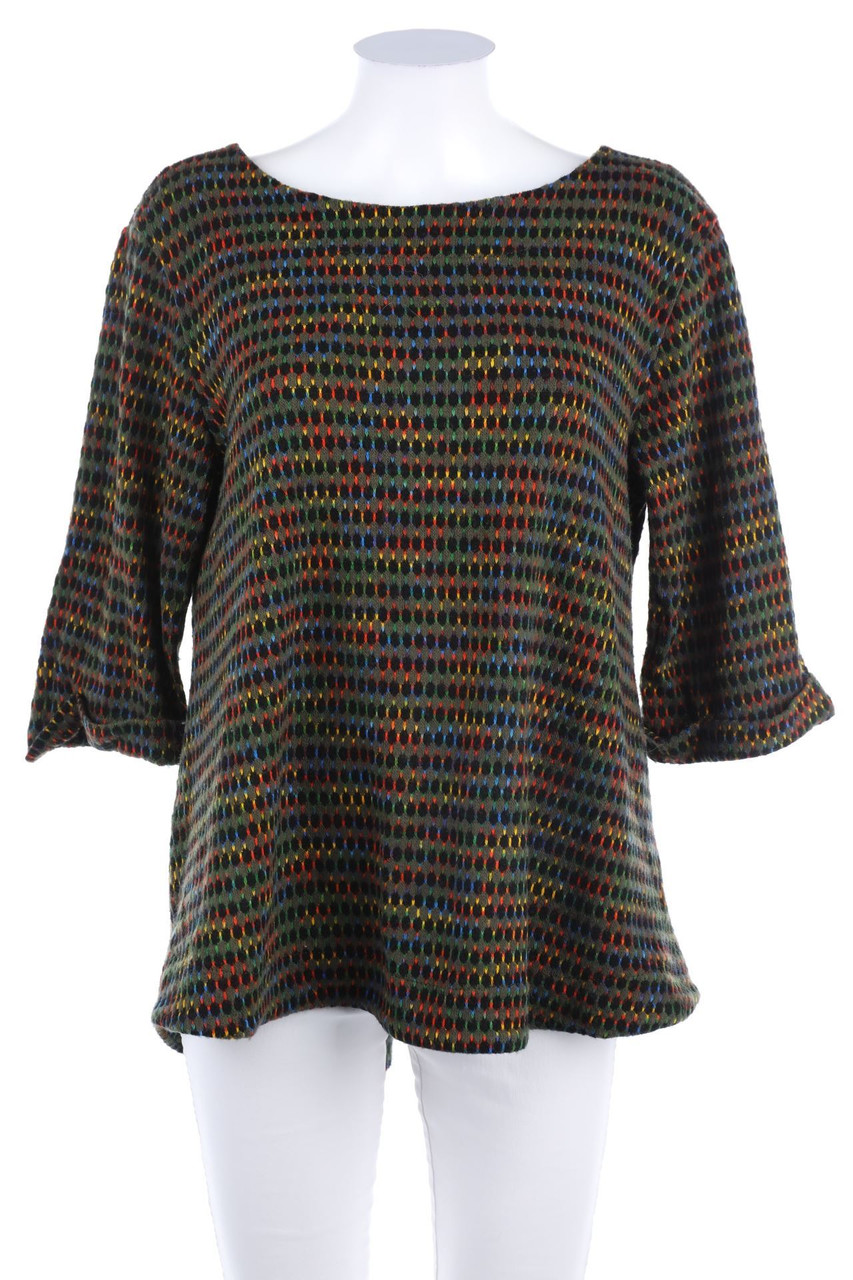 Apricot - Strick-Pullover mit Muster - M