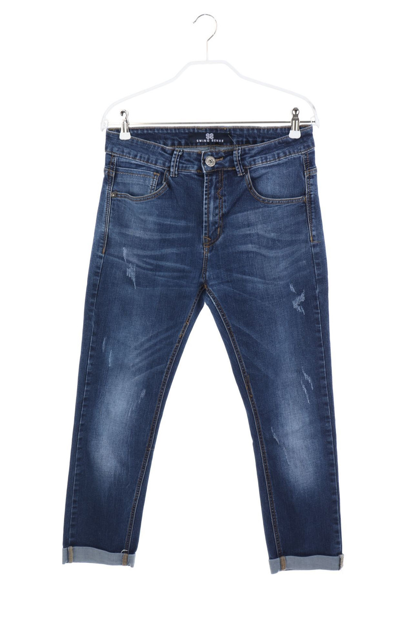 SWING SENSE - Distressed Slim-Jeans - W30