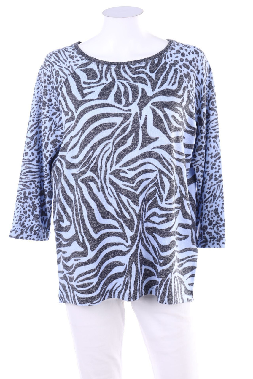 CECIL - Longsleeve-Shirt mit Animal-Print - M