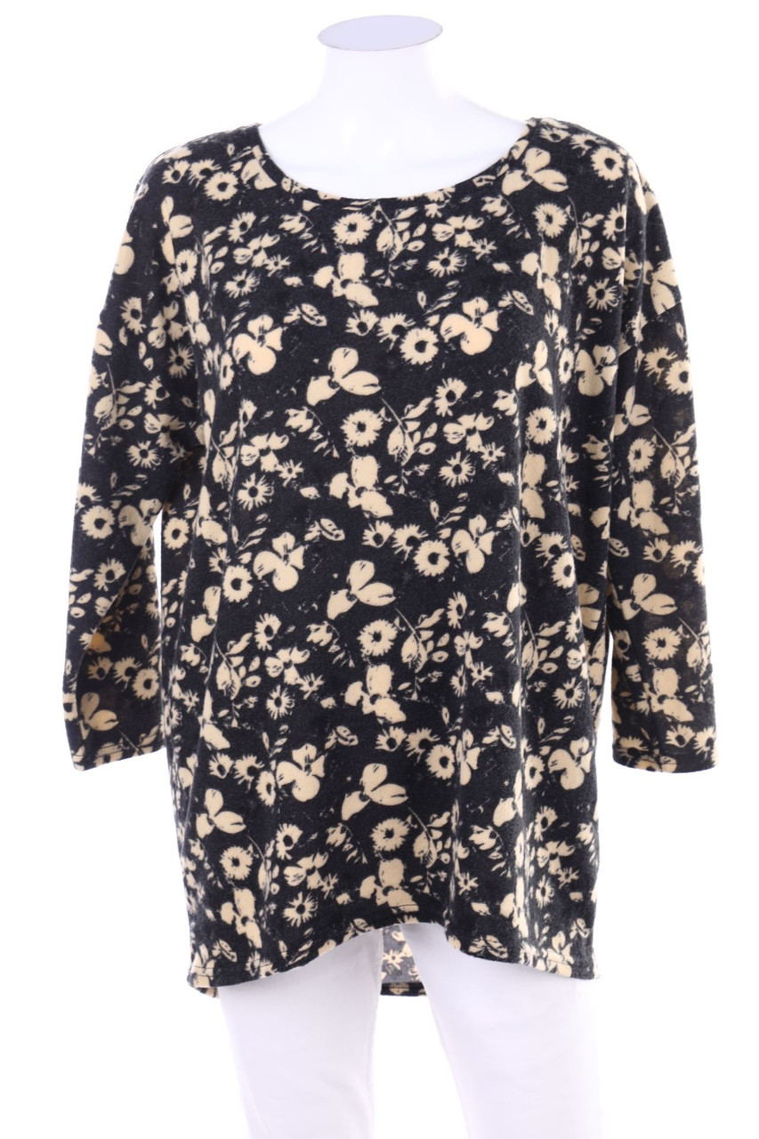 Chicorée - Shirt mit Blumen-Print - XL