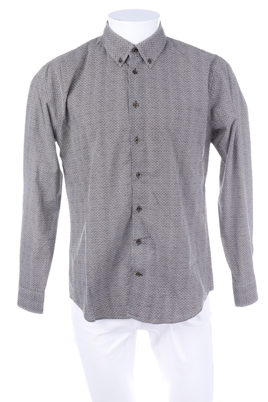 bugatti - Print-Button-down-Hemd aus Baumwolle - M