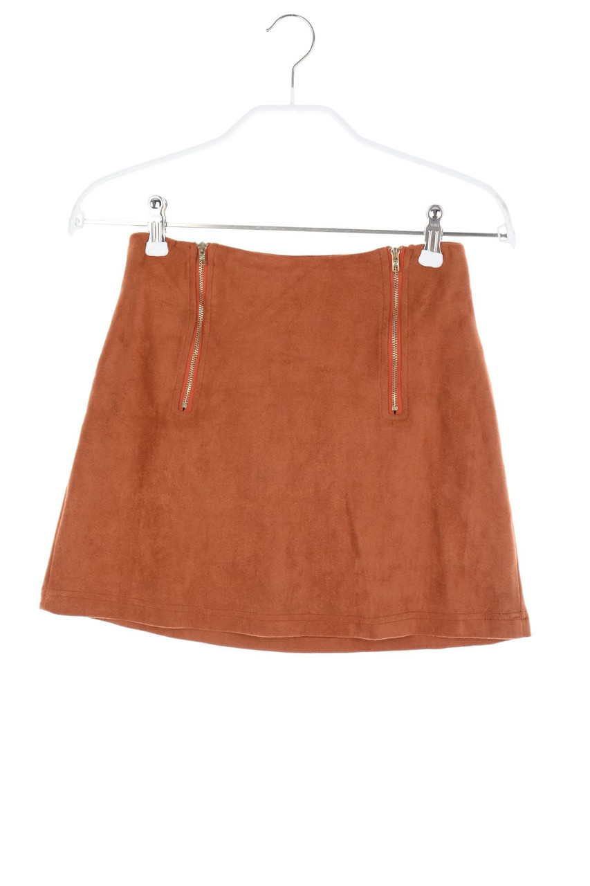 SHEIN - Faux Leather-Mini-Rock - XS