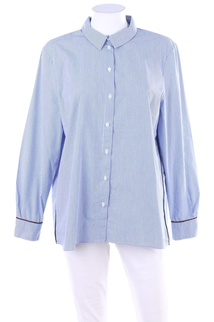 MORE & MORE - Hemd-Bluse mit Streifen - D 44