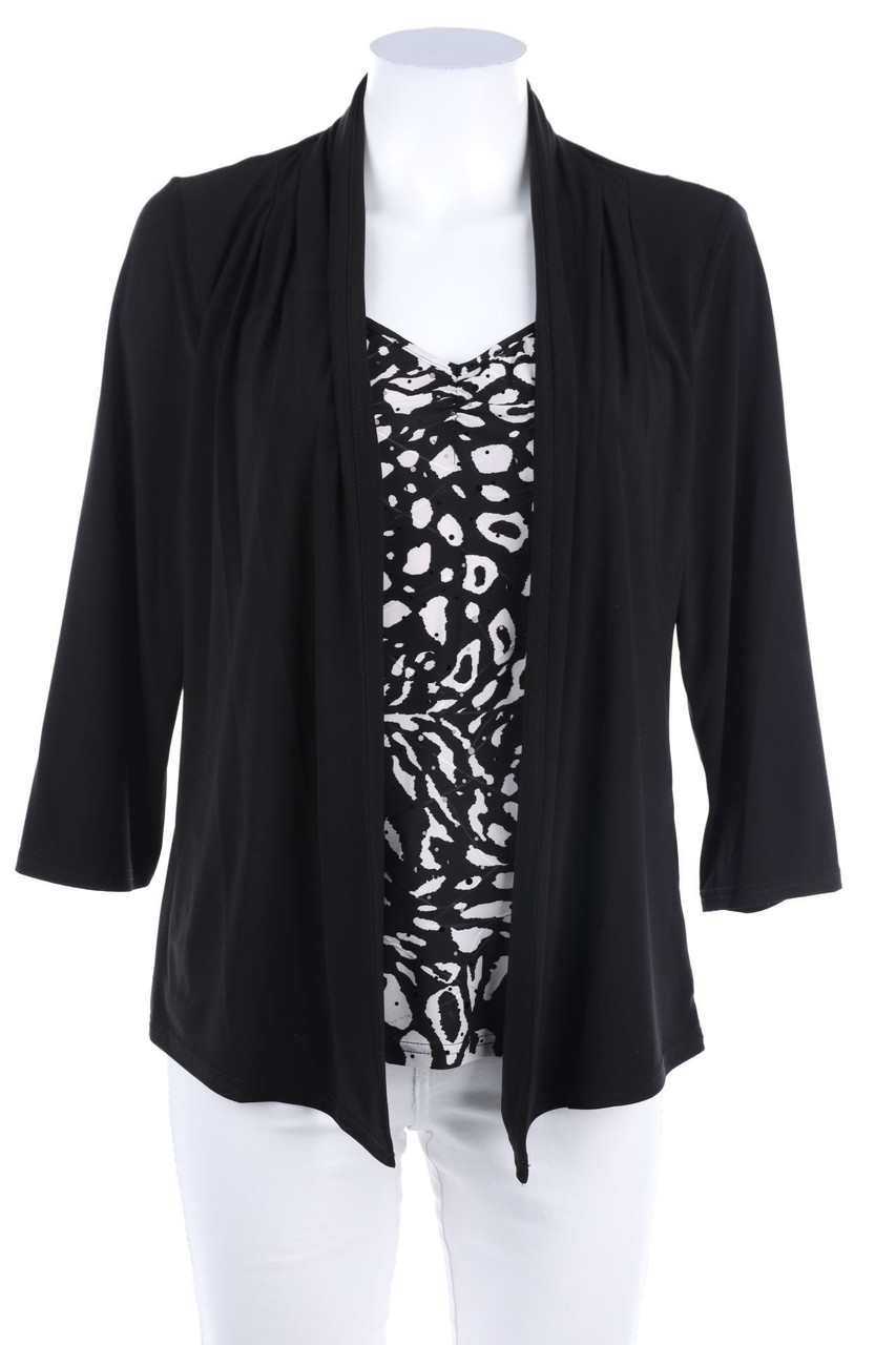 CANDA by C&A - 3/4-Arm-Shirt im Layer Look mit Animal-Print - D 38