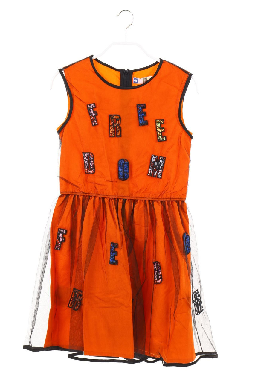 MSGM - Kleid mit Stickereien - 152