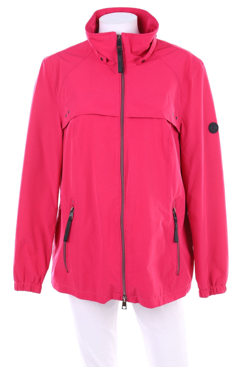 BARBARA LEBEK - Regen-Jacke mit Logo-Applikation - D 42