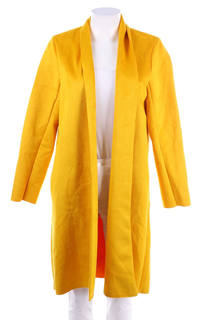 ZARA - Faux Leather-Mantel - S