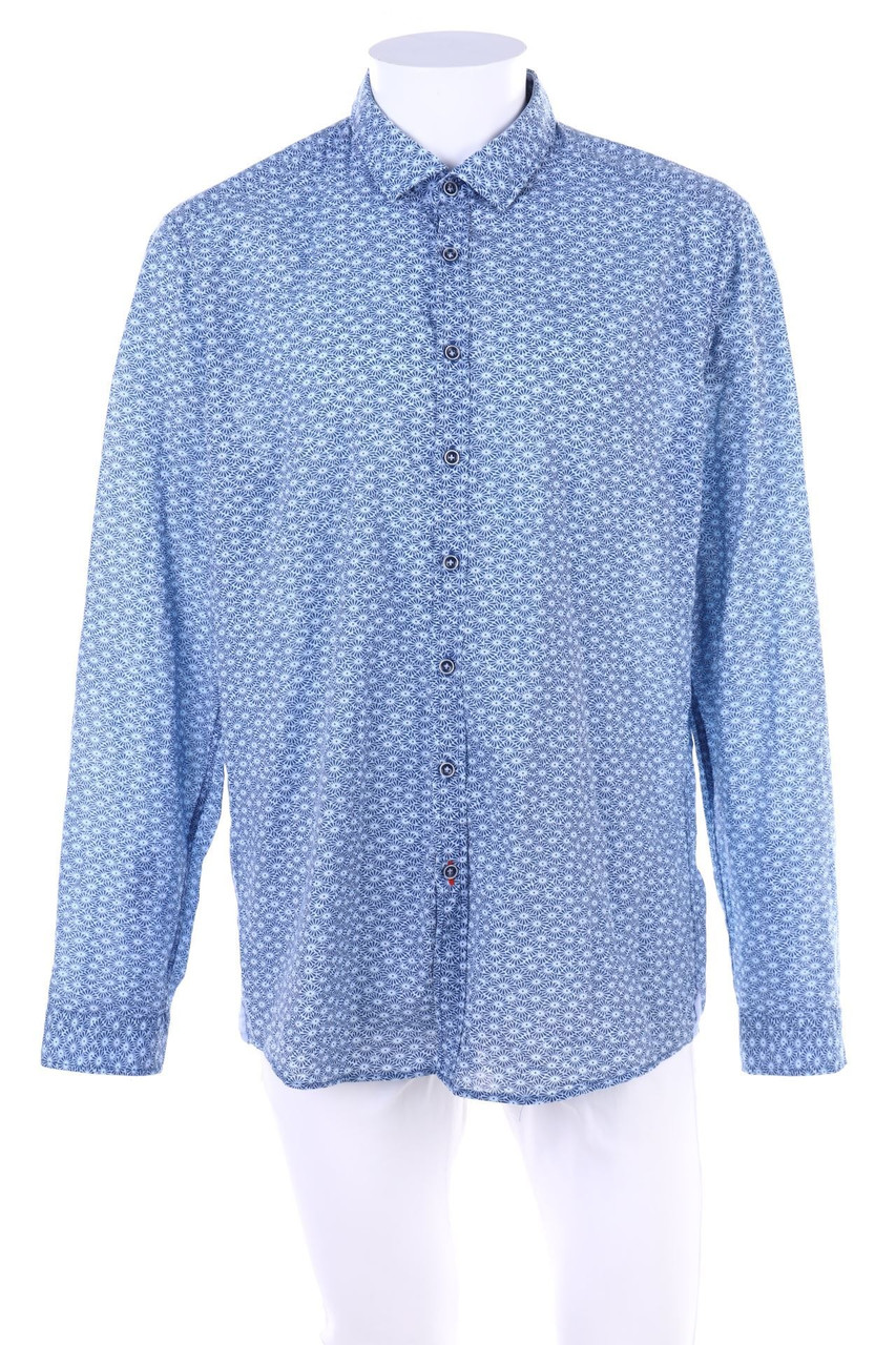 PURE - Hemd mit Blumen-Print - XXL