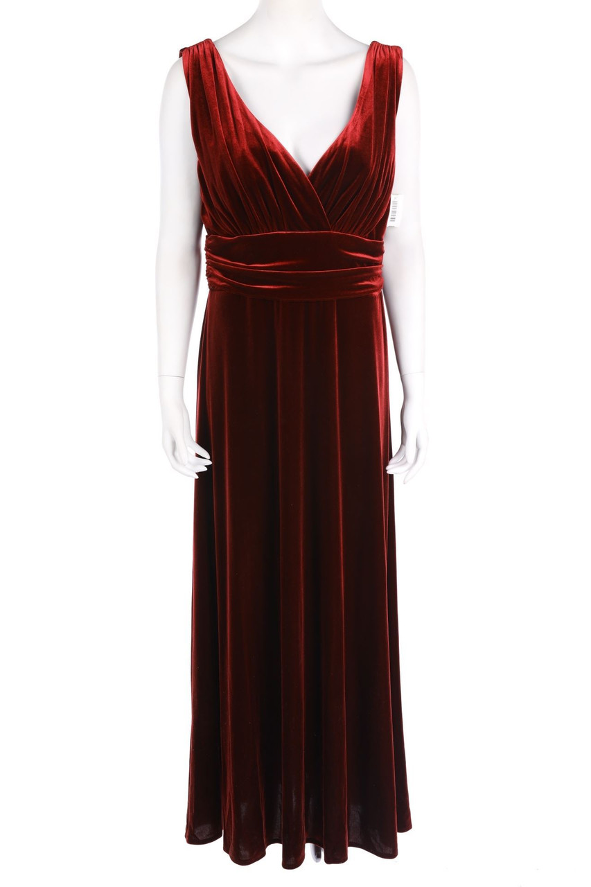 GUIDO MARIA KRETSCHMER - Maxi-Abendkleid aus Samt - D 46