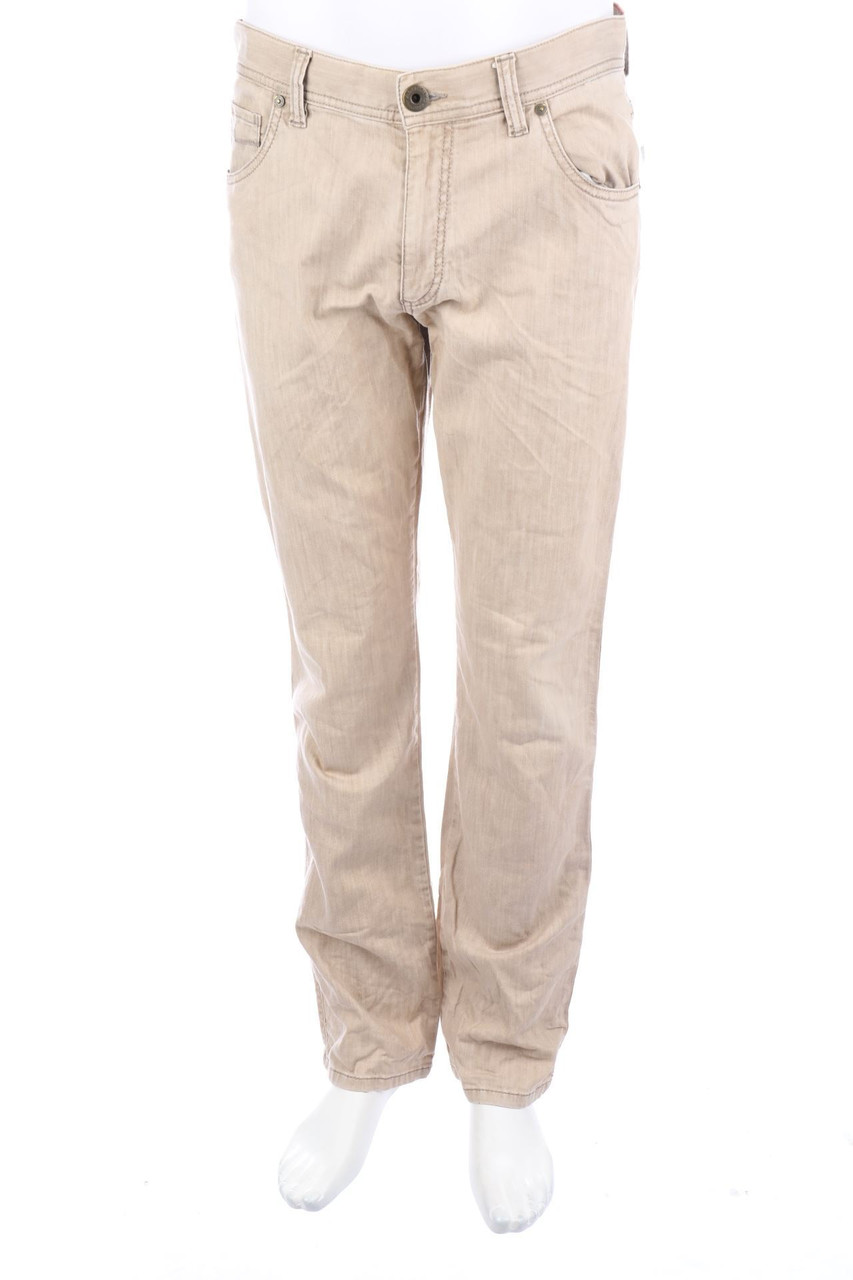 ALBERTO - Straight Cut Jeans mit Logo-Patch - W33