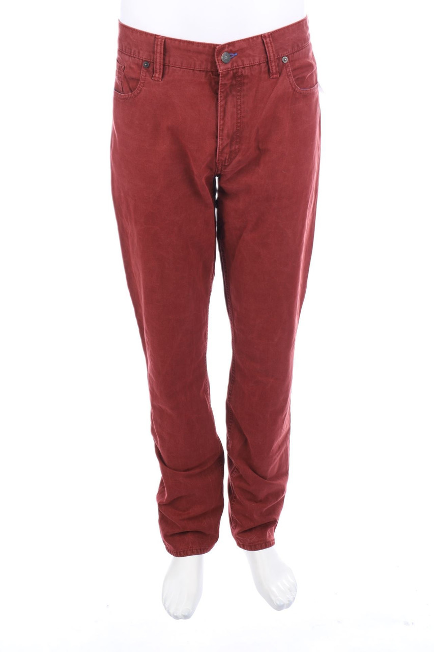 ALBERTO - Straight Cut Jeans mit Logo-Patch - W36