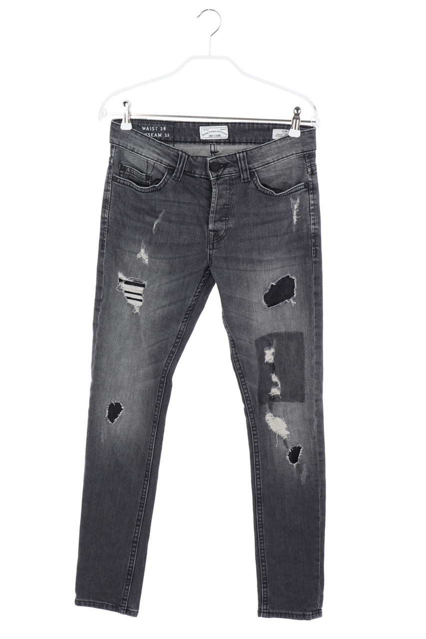 ONLY & SONS - Destroyed Slim-Jeans - W28