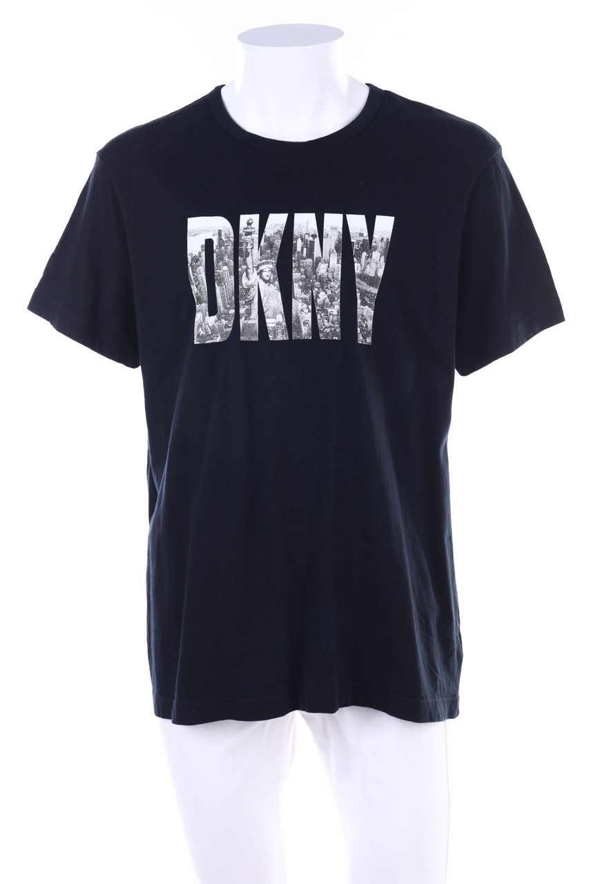 DKNY - Print-T-Shirt mit Rundhals - XL
