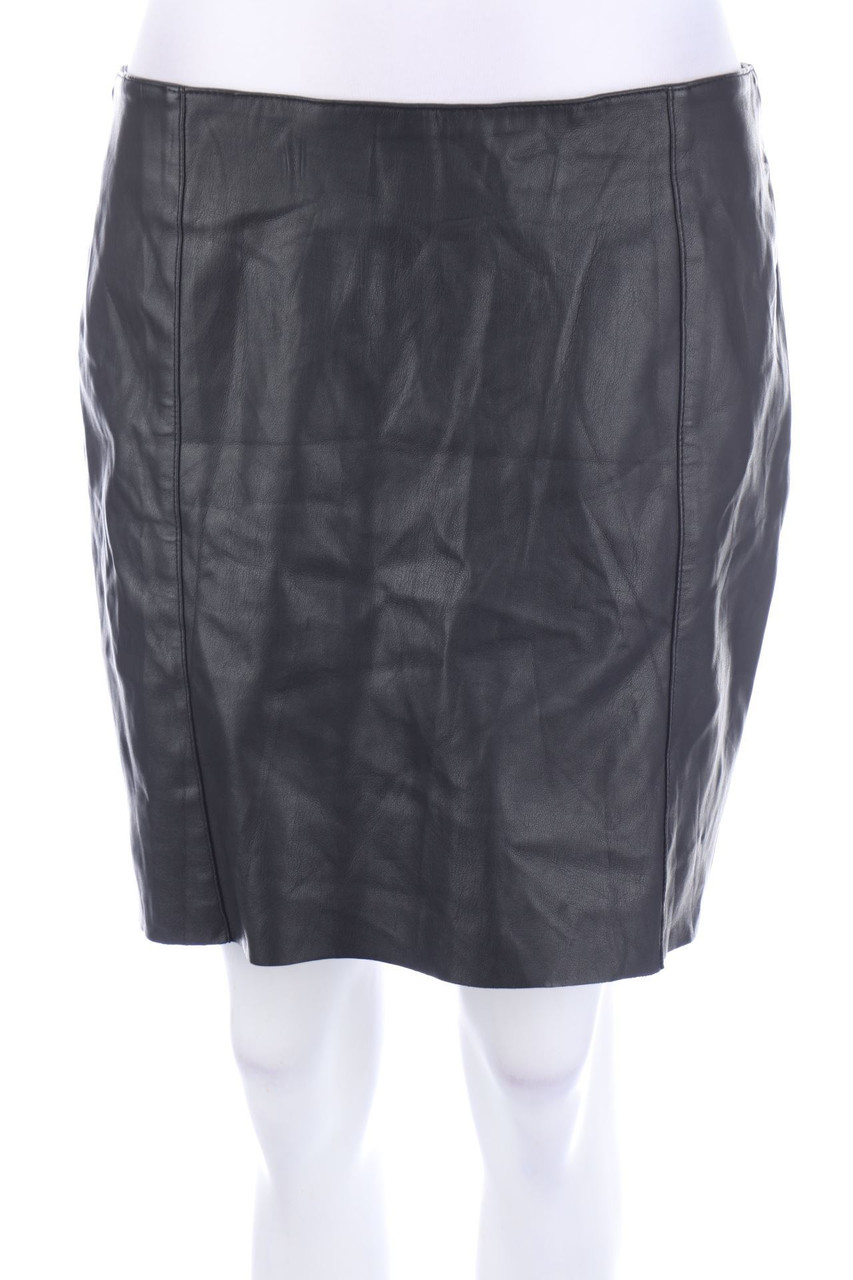H&M - Faux Leather-Mini-Rock - D 40