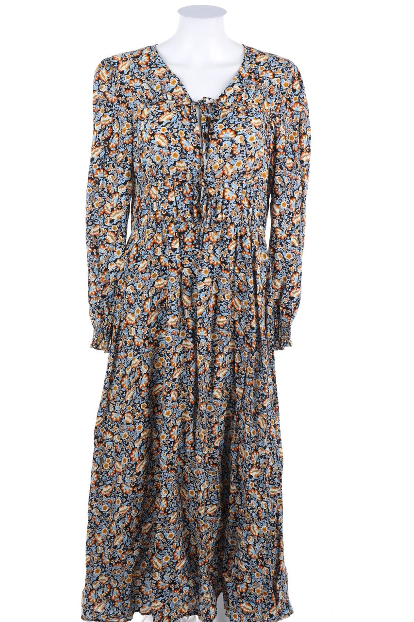 MANGO - Maxi-Kleid mit floralem Muster - M