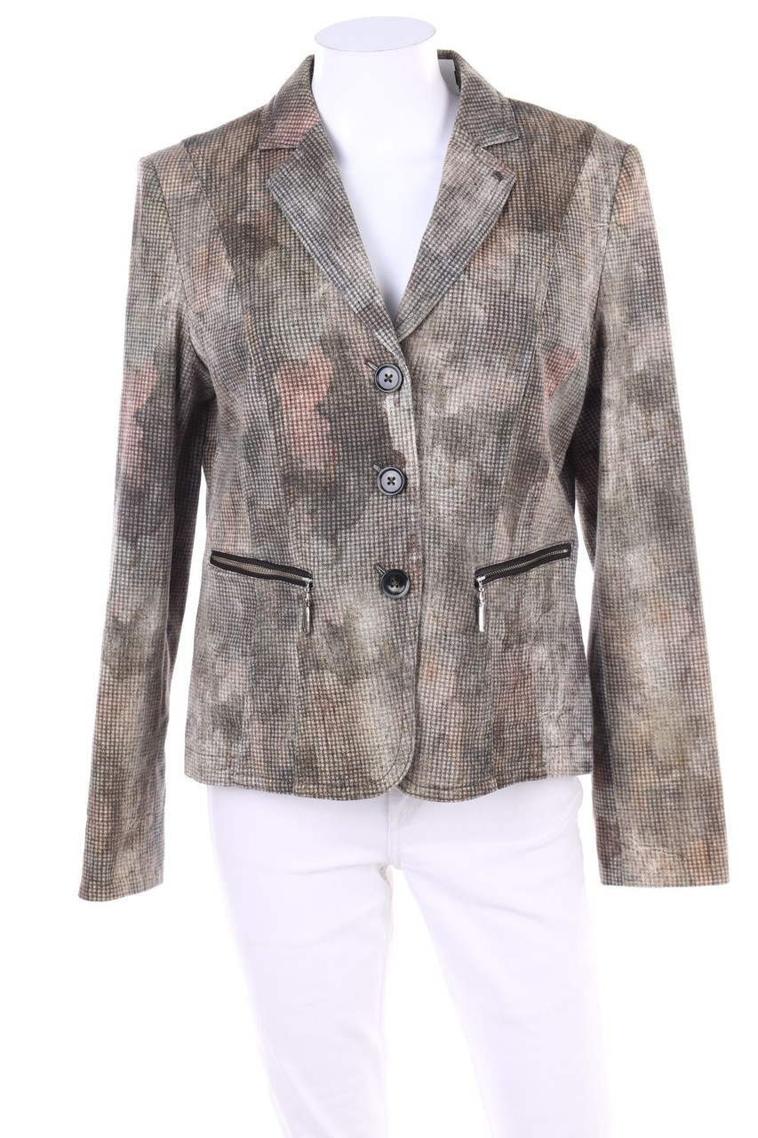 Betty Barclay - Blazer mit Kunstleder-Details - D 38-40