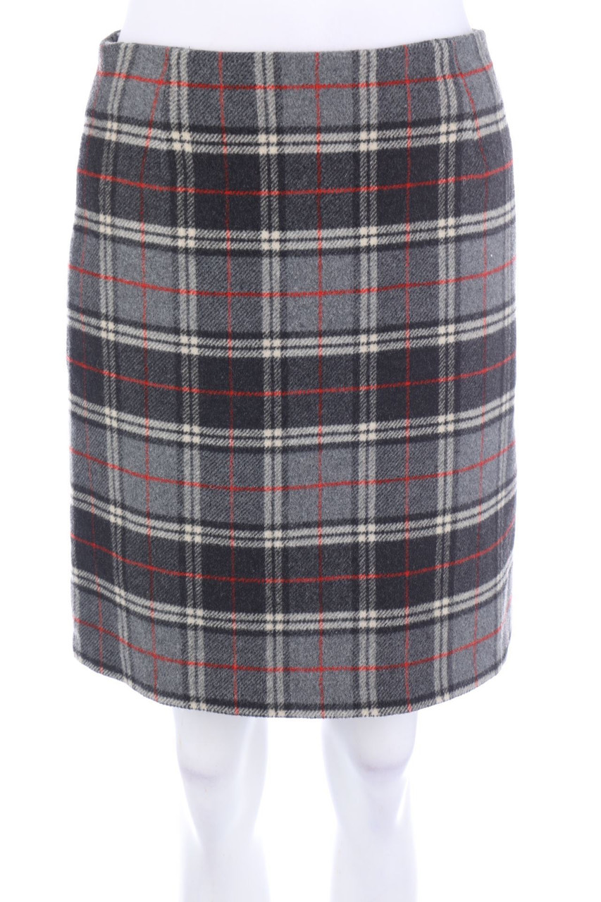 MARCO PECCI - Tartan-Rock aus Woll-Mix - D 36