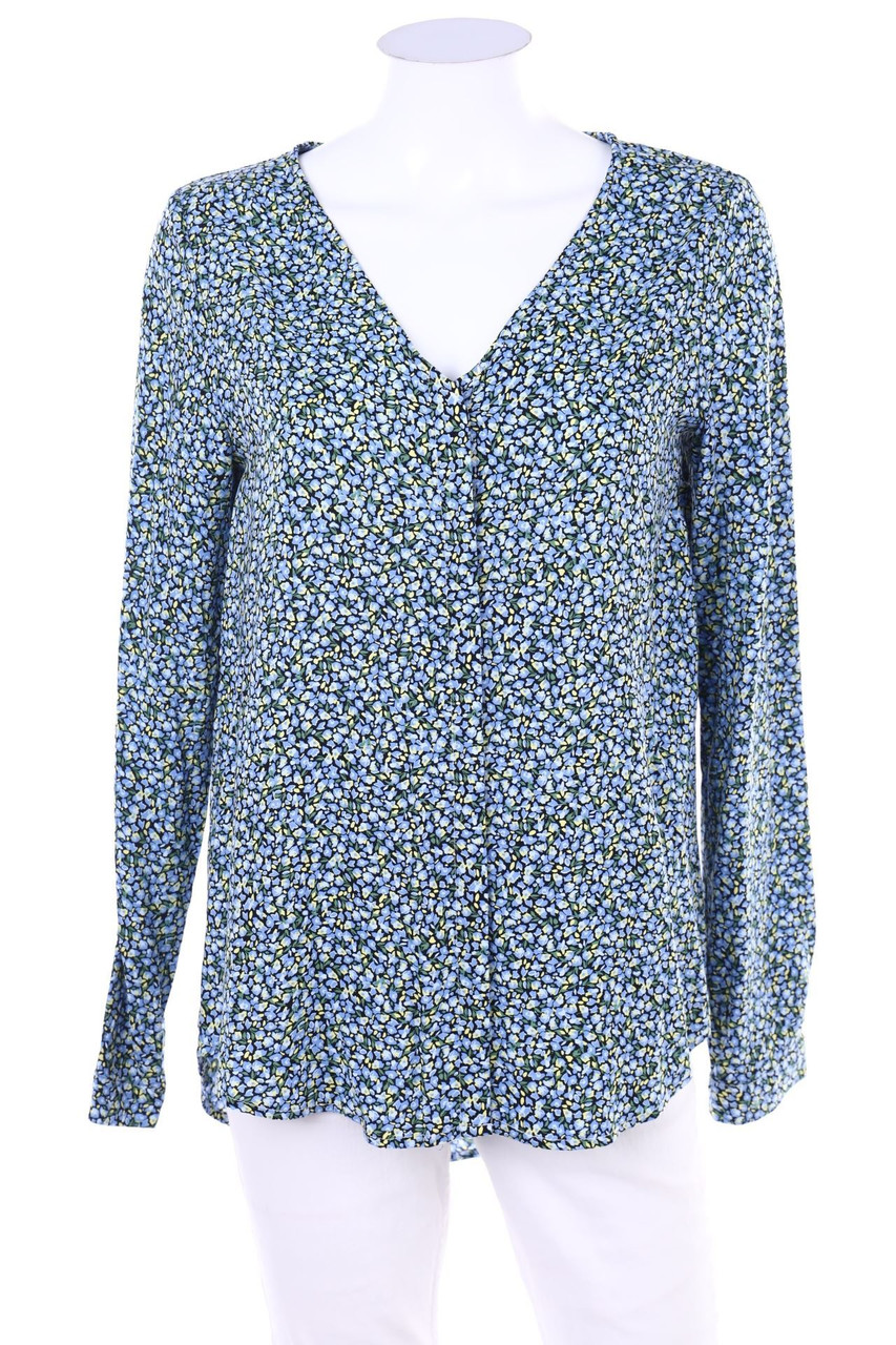 Ohne Label - Bluse mit Blumen-Print - M