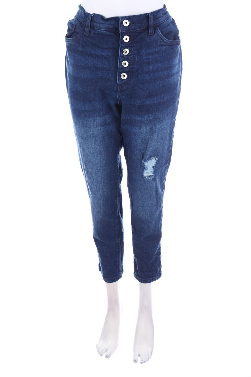 RAINBOW - Destroyed Skinny-Jeans - D 40